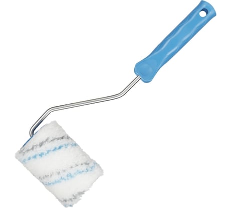Валик с ручкой Topfort blue полиамидный, 45x90 мм 1690168