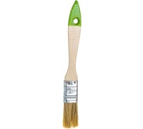 Плоская кисть, 20 мм натуральная щетина, деревянная ручка СИБРТЕХ 82260