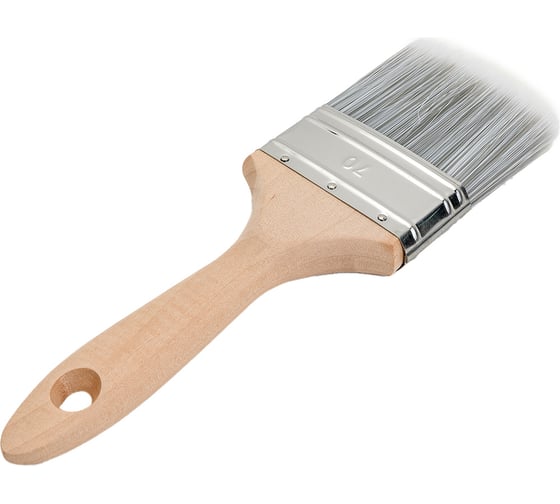 Флейцевая кисть COLOR EXPERT 70мм толщ 6,жел PBT-щетина, ручка тверд.дерево 81187199