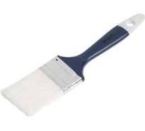 Кисть ТУНДРА плоская, искусственная щетина, пластиковая рукоятка, 2, 50 мм 1818244