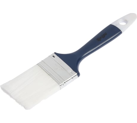 Кисть ТУНДРА плоская, искусственная щетина, пластиковая рукоятка, 2, 50 мм 1818244
