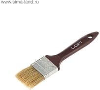 Кисть ЛОМ плоская, натуральная щетина, пластиковая рукоятка, 1.5, 38 мм 1818212