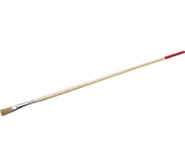 Плоская тонкая кисть STAYER Universal 5 мм, светлая натуральная щетина, деревянная ручка, все виды ЛКМ, 0124-02