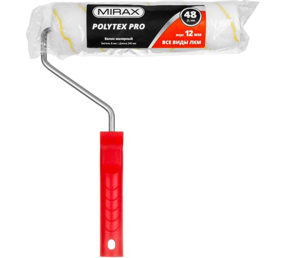 Малярный валик MIRAX POLYTEX Pro 03816-24