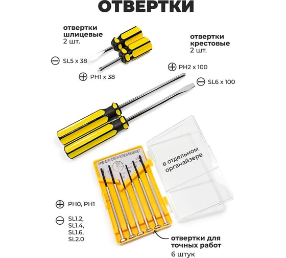 Набор инструмента WMC TOOLS с ножовкой 54 предмета WMC-2054(50476)