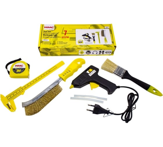 Набор инструмента WMC TOOLS 7 предметов WMC-1007(51167) 1