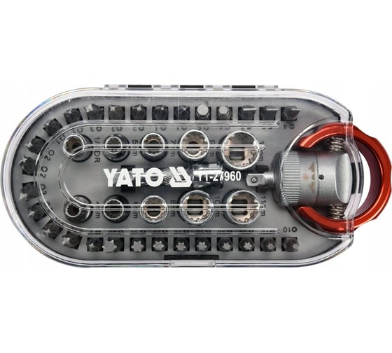 Набор головок и бит YATO 40 шт. YT-27960