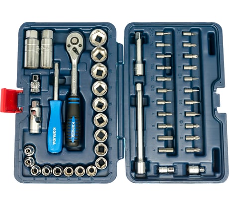 Набор торцевых головок 50 предметов KORUDA KR-3050