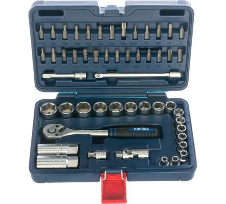 Набор торцевых головок 52 предмета KORUDA KR-3052
