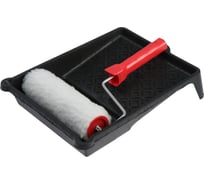 Малярный набор ЛОМ валик искусственный мех, 180 мм, ванночка 250x320 мм 7856706