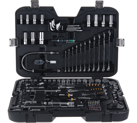 Набор инструментов Inforce 120 предметов 1/2" & 3/8" & 1/4" 06-07-20 - выгодная цена, отзывы, характеристики, фото - купить в Москве и РФ