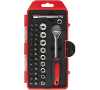 Набор бит с трещоткой Zipower 38 предметов PM4160