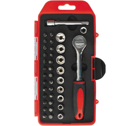 Набор бит с трещоткой Zipower 38 предметов PM4160