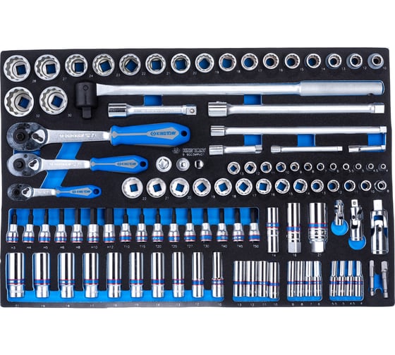 Набор торцевых головок 1/4"&3/8"&1/2" с принадлежностями, ложемент, 103 предмета KING TONY 9-9003MRV01 - выгодная цена, отзывы, характеристики, фото - купить в Москве и РФ