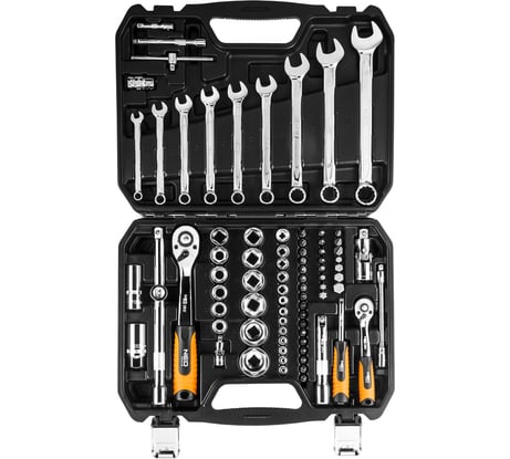 Сменные головки 82 шт. 1/2 1/4 CrV NEO Tools 08-672