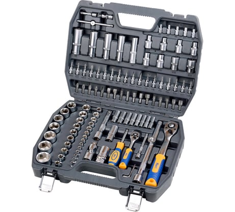 Набор инструмента 1/2 Dr и 1/4 Dr 108 предметов KRAFT KT 700300