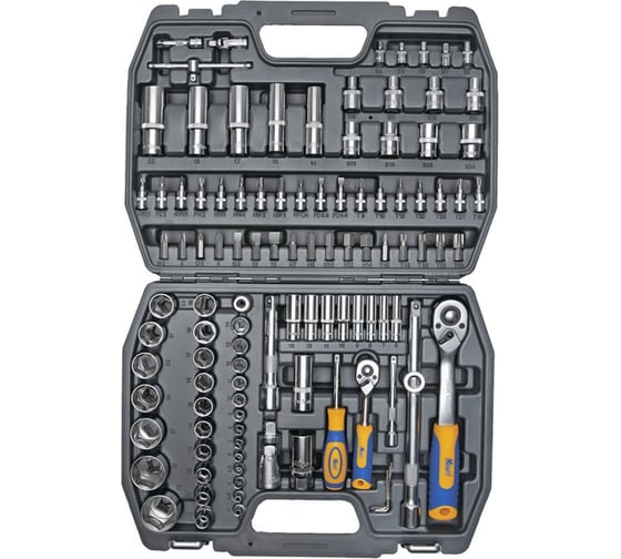 Набор инструмента 1/2 Dr и 1/4 Dr 108 предметов KRAFT KT 700300