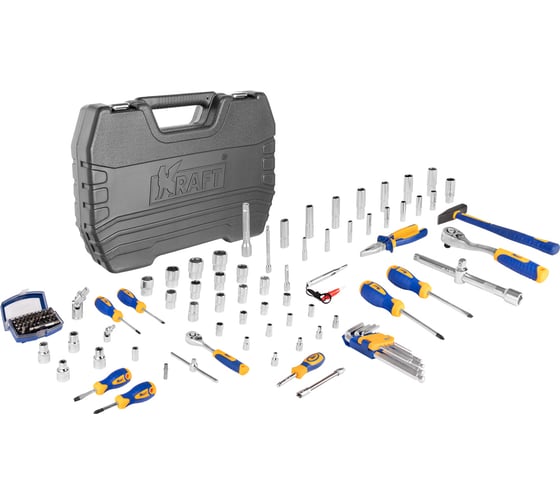 Набор инструмента KRAFT 1/2 Dr и 1/4 Dr 109 предметов KT 700678