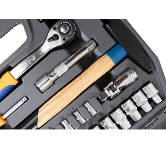 Набор инструмента 1/2 Dr и 1/4 Dr 56 предметов KRAFT KT 700303