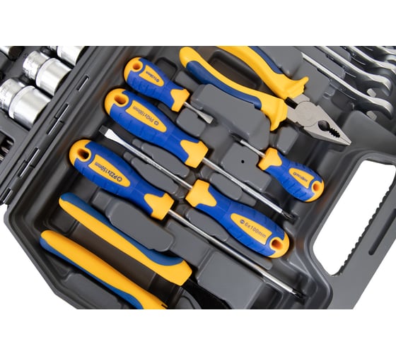 Набор инструмента 1/2 Dr и 1/4 Dr 56 предметов KRAFT KT 700303