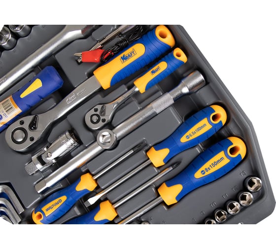 Набор инструмента 1/2 Dr и 1/4 Dr 120 предметов KRAFT KT 700679