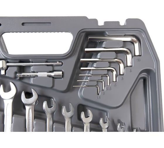 Набор инструмента 1/2 Dr и 1/4 Dr 77 предметов KRAFT KT 700304