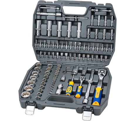 Набор инструмента 1/2 Dr и 1/4 Dr 94 предметов с 12 гранными головками KRAFT KT 700682