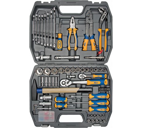 Набор инструмента 1/2 Dr и 1/4 Dr 99 предметов KRAFT KT 700307