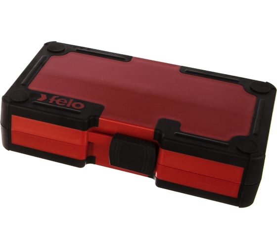 Набор бит SL/PH/Tx/HEX и головок с трещоткой Felo ERGONIC и рукояткой SMART в кейсе, 29 шт 06081506