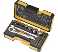 Набор метрических головок с мини трещоткой в кейсе, 11 шт Felo 05771156