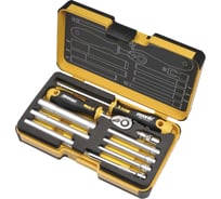 Набор стержней M-TEC с трещоткой и отверткой 1/4" Felo ERGONIC в кейсе, 10 шт 05781006