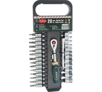 Набор торцевых головок и бит 1/4" ROCKFORCE RF-027-9MSA