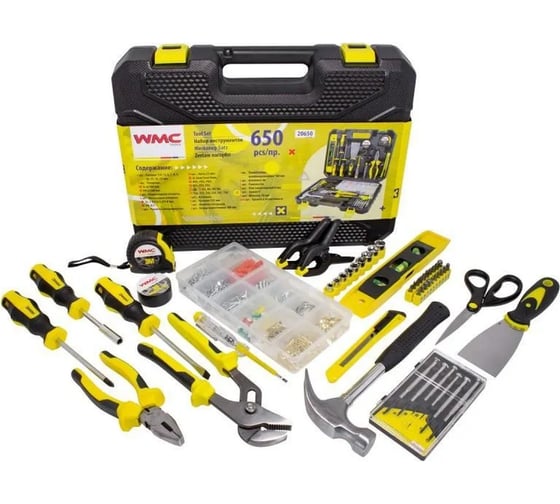 Набор инструмента WMC TOOLS 650 предметов WMC-20650(51129) 1