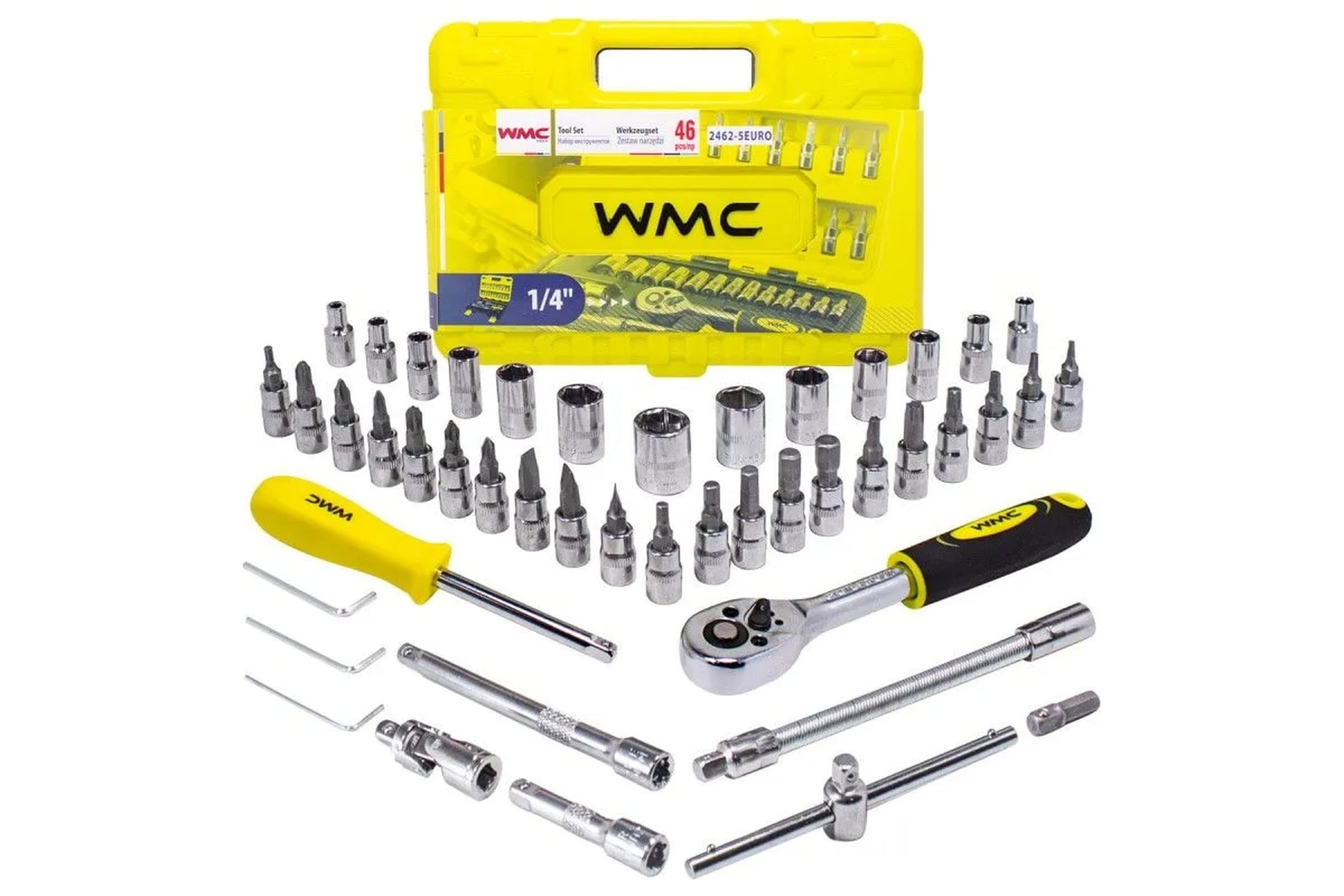 НаборинструментаWMCTOOLS46предметовWMC-2462-5EURO(51116)WMC-2462-5EURO(51116)