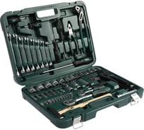 Автомобильный набор инструментов в кейсе ТУНДРА CrV, 1/2", 1/4", 72 предмета 881829