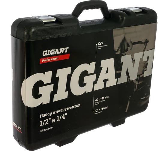 Набор инструментов Gigant Professional 1/2" и 1/4" 101 предмет GPS 101