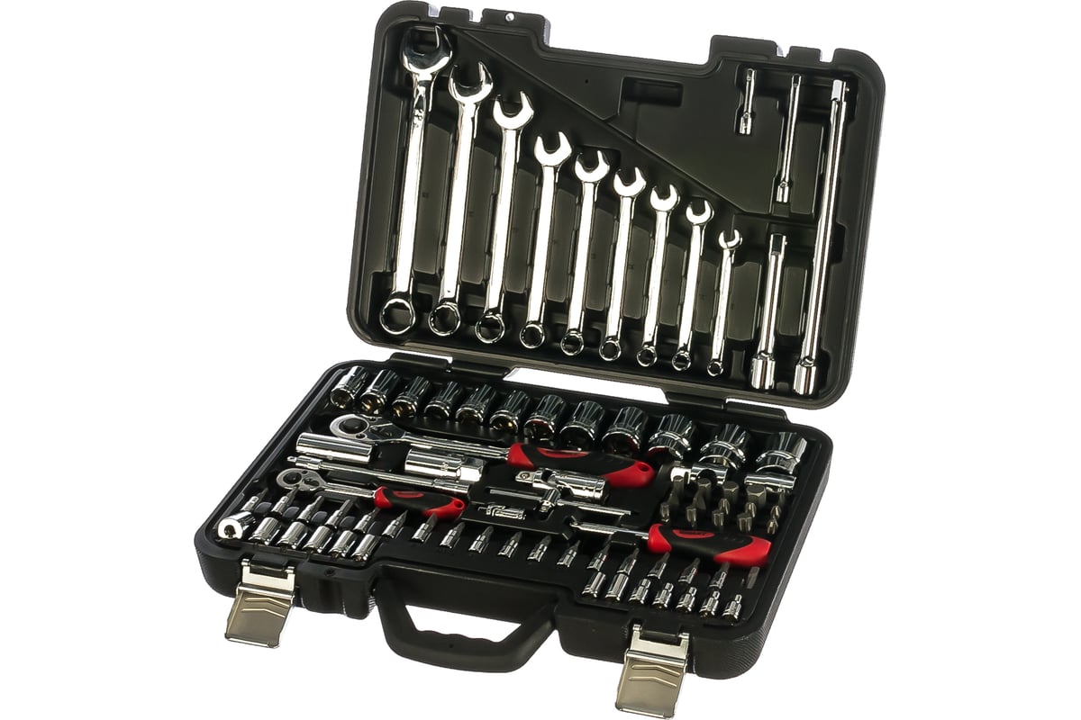 Набор инструментов Gigant Professional 1/2" и 1/4" 82 предмета, Сталь ...