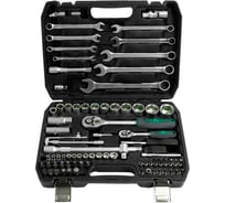 Набор инструментов, 82 предмета, 4-32мм, 1/4",1/2" 6-гр AIST PTL82 00-00023502