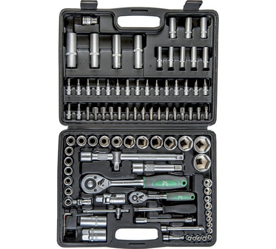 Набор инструментов, 94 предмета, 4-32мм, 1/4", 1/2", 6-гр AIST PTL94 00-00023507