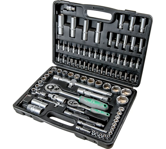 Набор инструментов, 94 предмета, 4-32мм, 1/4", 1/2", 6-гр AIST PTL94 00-00023507