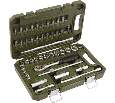 Набор Дело Техники головок и принадлежностей 3/8", 45предм. 610745