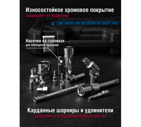 Набор инструмента Tamirat 91 128 94 предмета 91128