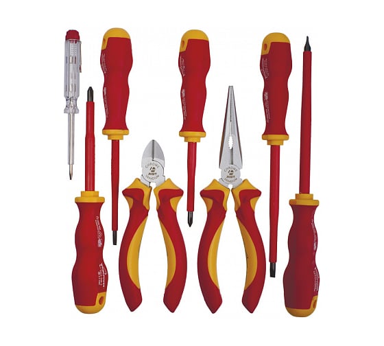 Набор диэлектрического инструмента 8 предметов AIST 701208 00-00010557 1