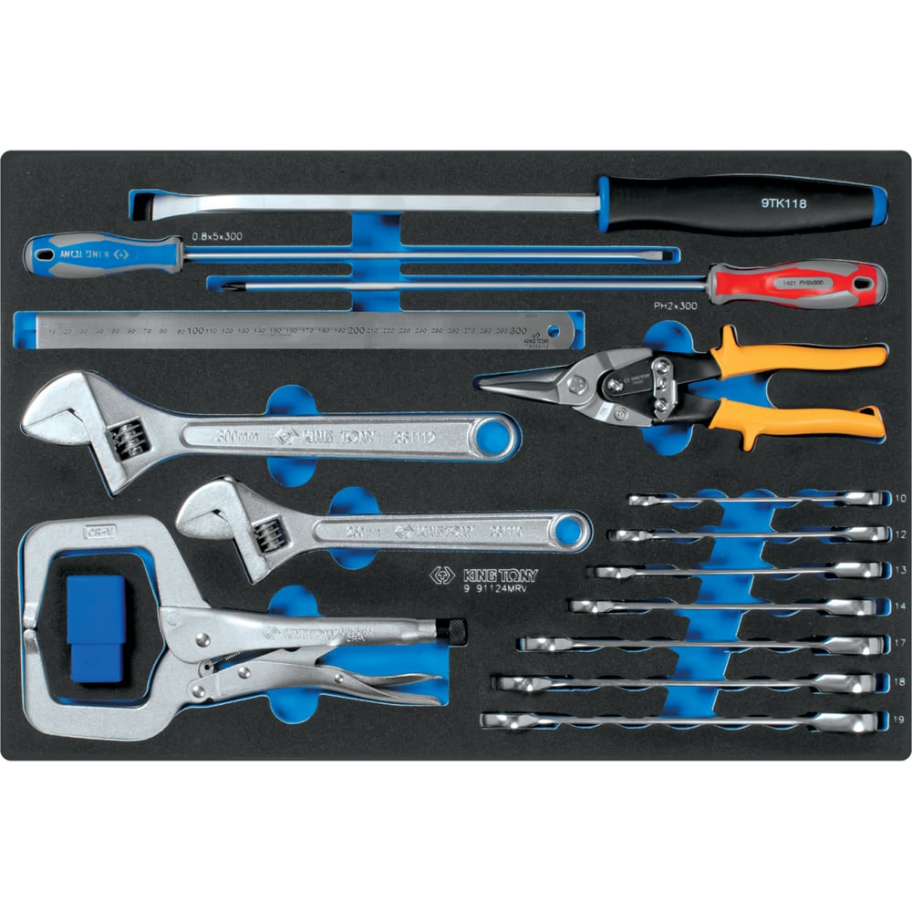 Набор инструментов арматурщика KING TONY ложемент, 24 предмета 9 ...