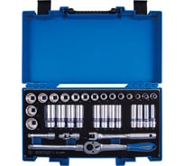 Набор торцевых головок с принадлежностями 3/8" KING TONY двенадцатигранные, 7-24 мм, 33 предмета 3033MRV