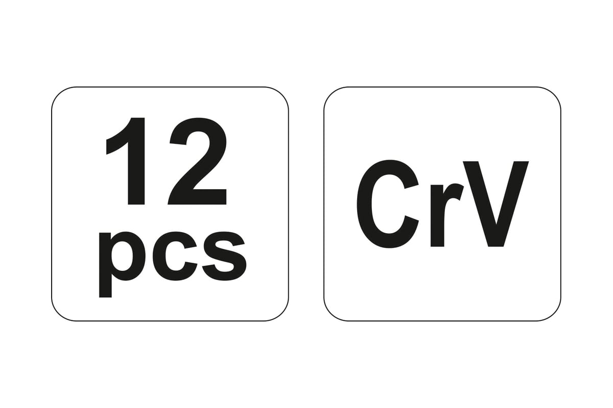 Набор зубил, пробойников и керн YATO 12пр YT-4714 - выгодная цена ...
