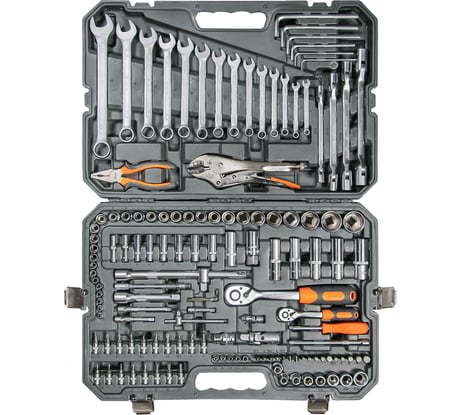 Универсальный набор инструментов 137 предметов, пластиковый кейс Airline AT-137-10