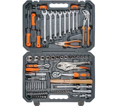 Универсальный набор инструментов 78 предметов, пластиковый кейс Airline AT-78-07