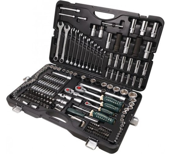 Набор инструмента Rockforce 1/2&1/4&3/8DR с 6-гранными головками, 215 предметов RF-42152-5