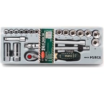 Набор инструмента Rockforce 3/8DR 6-гранных в лотке, 24 предмета RF-T3251-5